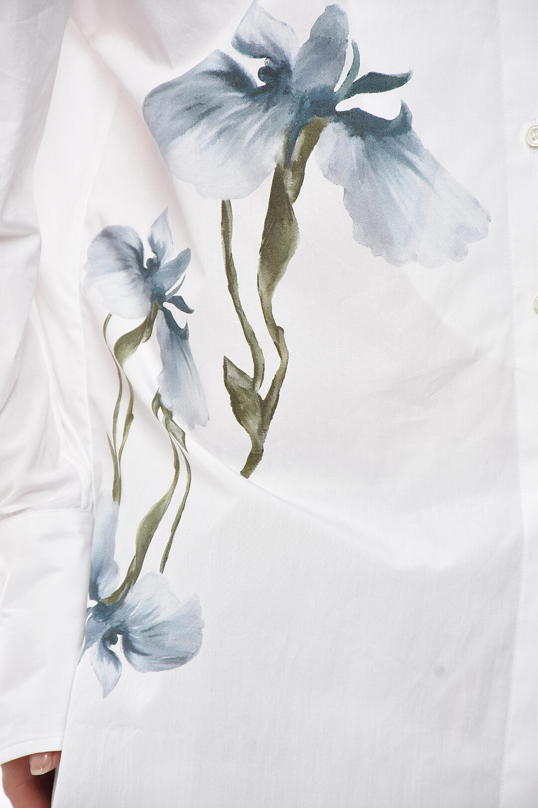 Givenchy 2405~Poplin Shirt ORCHID With Print