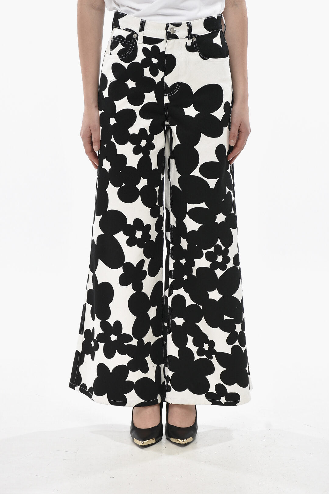Marni 2550~Gabardine 5-Pocket Cropped-Fit Pants DILLIES