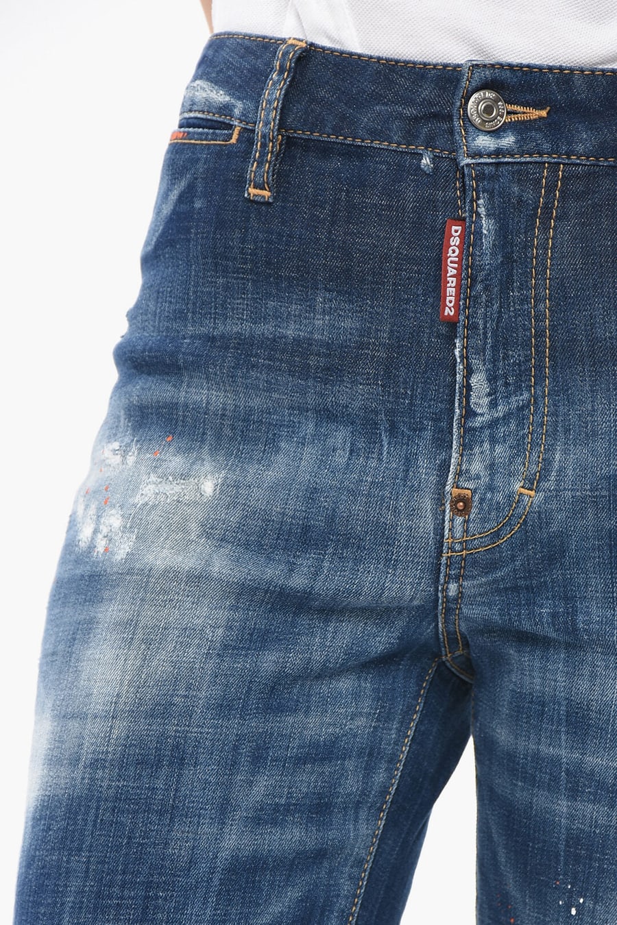 Dsquared2 2405~Jeans DALMA ANGEL Vintage Effect Straight Leg 21cm