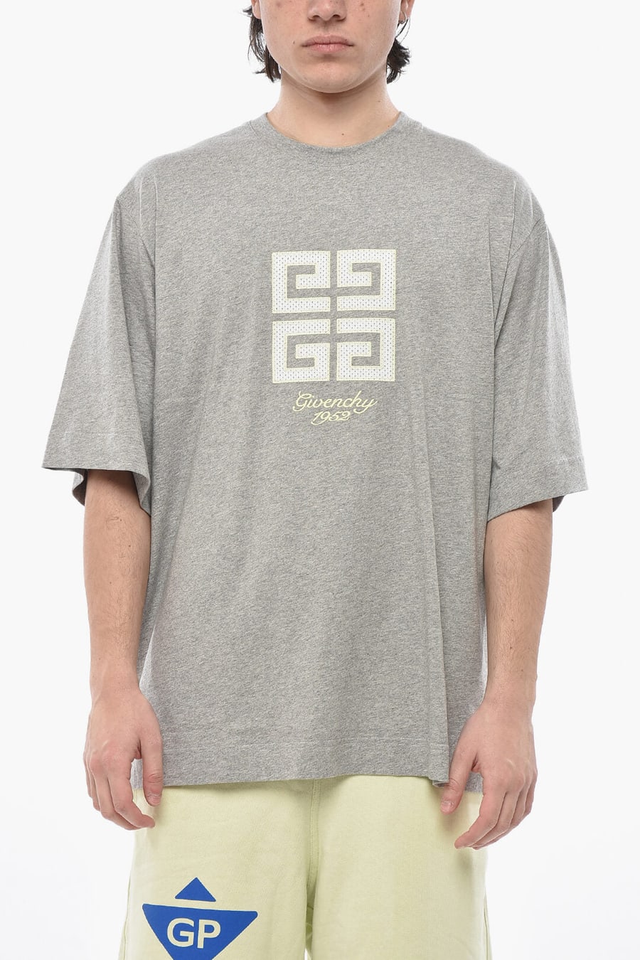 Givenchy 0130~Crewneck T-Shirt 1952 with Applied Logo