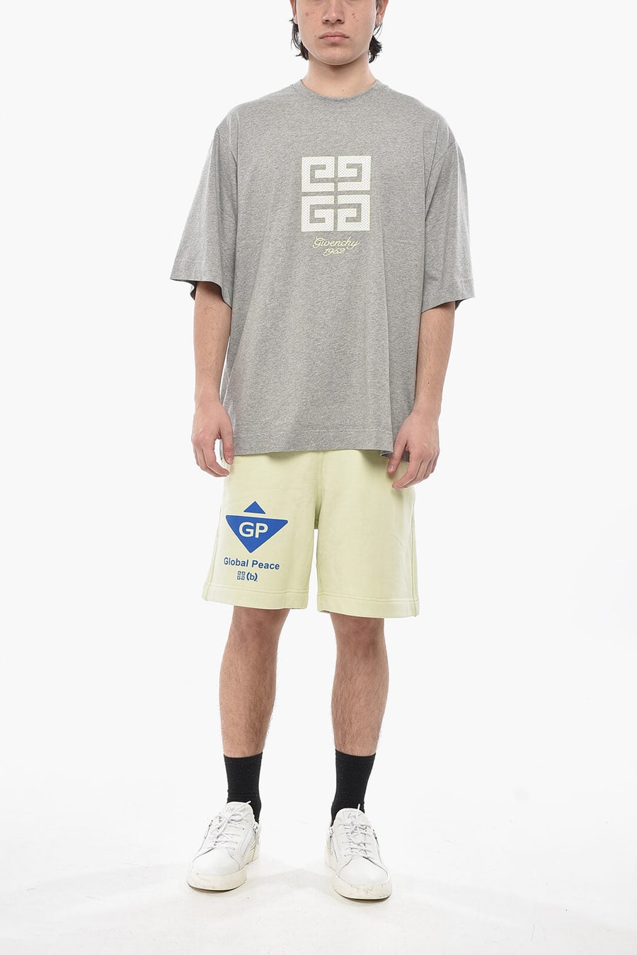 Givenchy 0130~Crewneck T-Shirt 1952 with Applied Logo, view 4