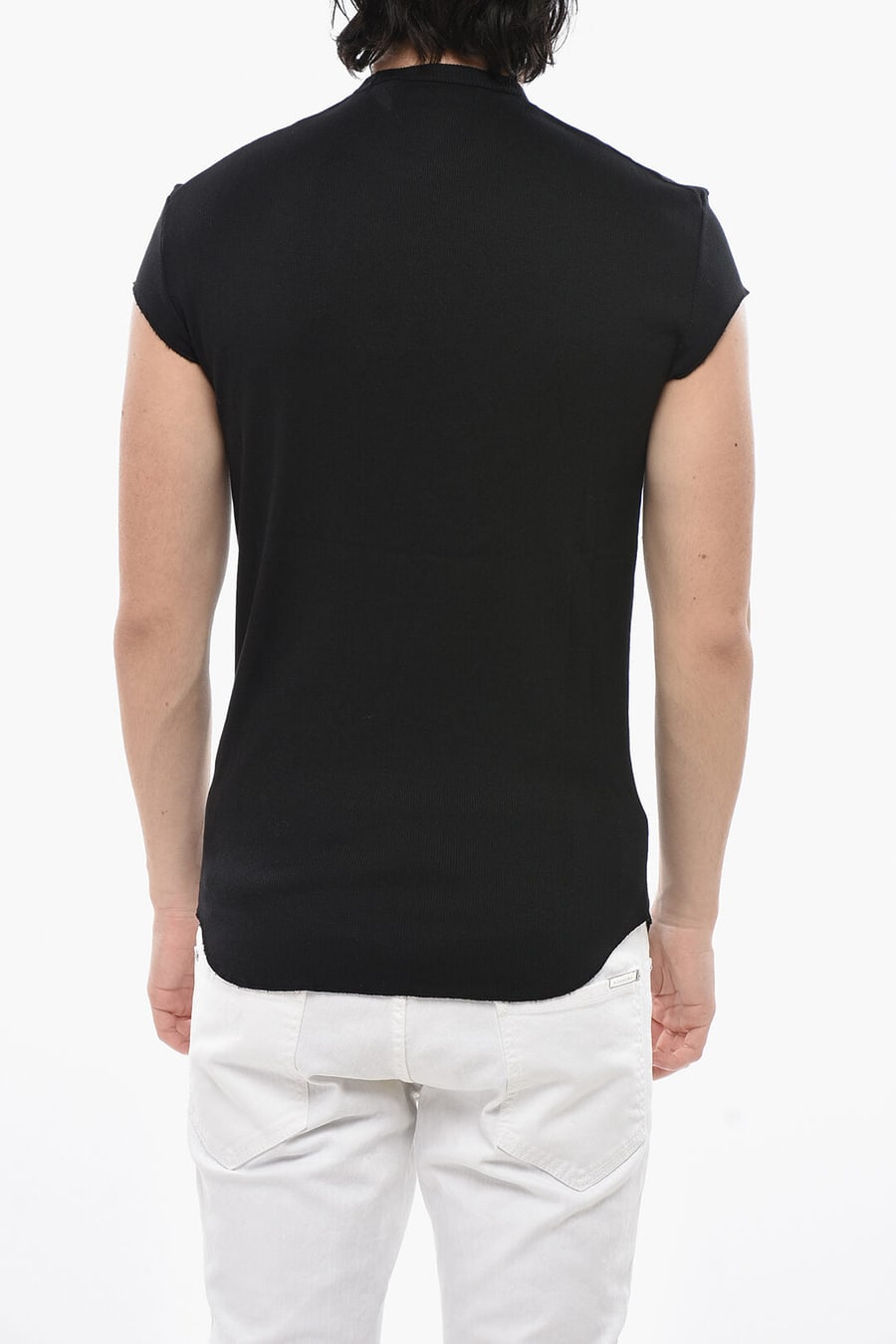 Dsquared2 3500~Slim Fit Ribbed Crew Neck T-Shirt, view 2