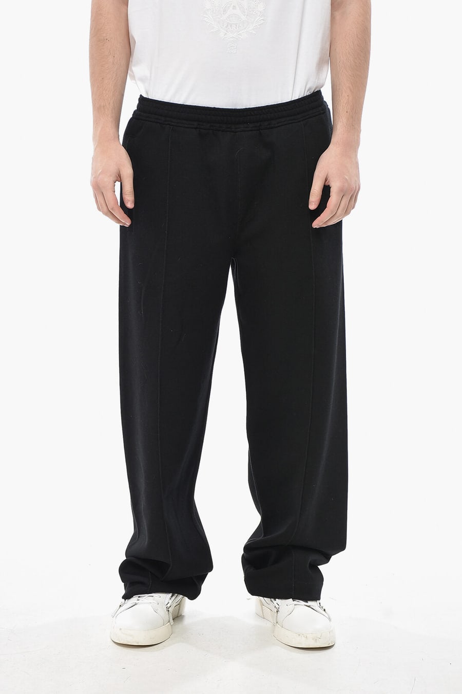 Givenchy 0140~Cotton Joggers with Front Pleats