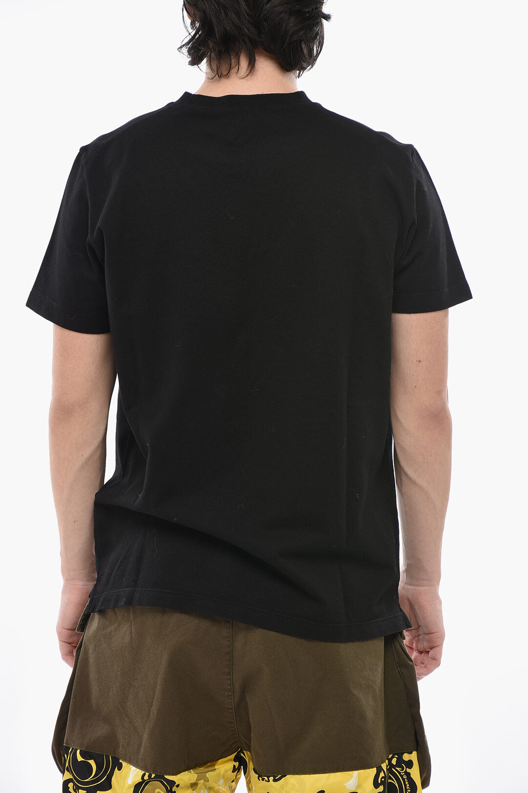 Dsquared2 3500~Solid Crewneck T-Shirt TENNIS FIT with Embossed Logo