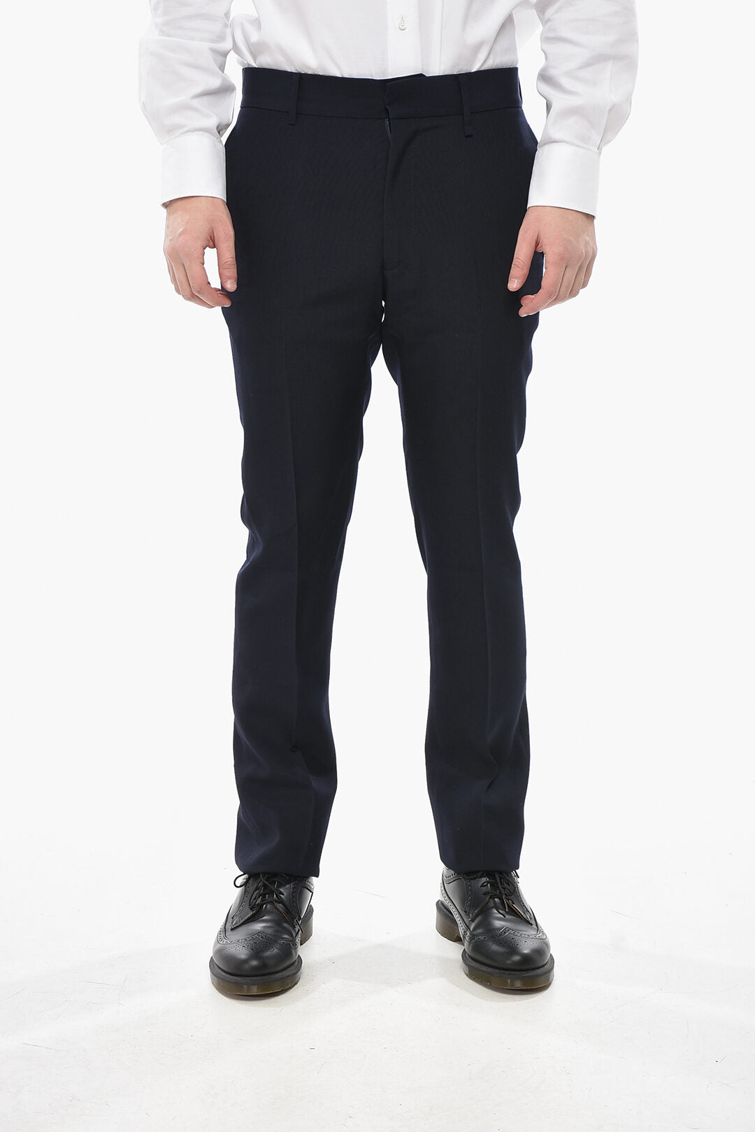Givenchy 2405~Virgin Wool Four-Pocket Trousers with Belt Loops