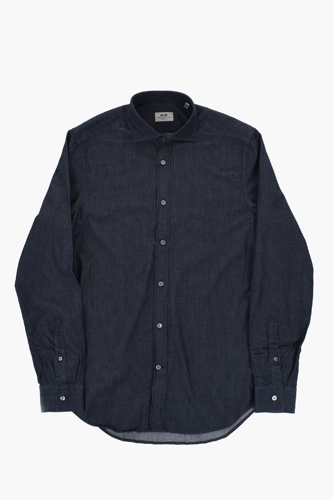 Corneliani 2405~CC COLLECTION Lightweight Cotton Shirt with French Collar