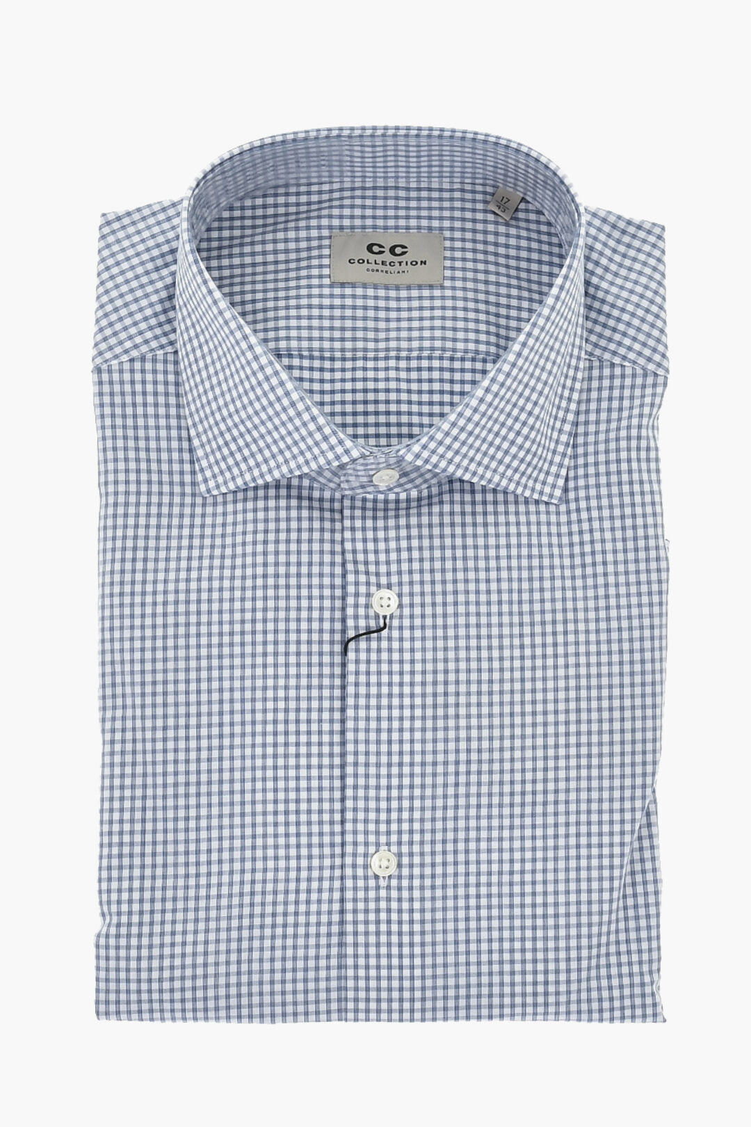 Corneliani 2750~CC COLLECTION Pure Cotton Gingham Shirt