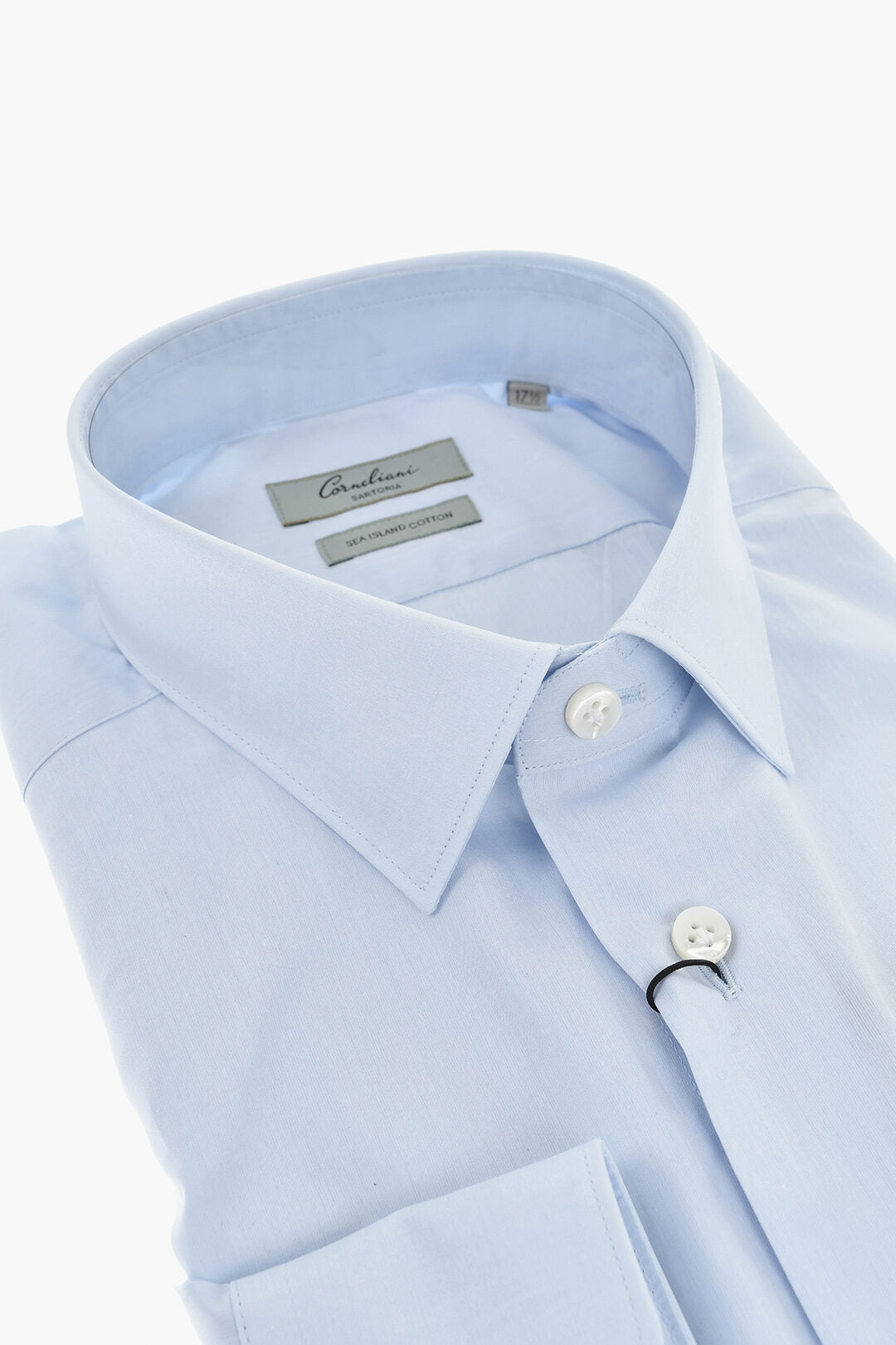 Corneliani 2405~Poplin Cotton Shirt with Italian Collar, view 2