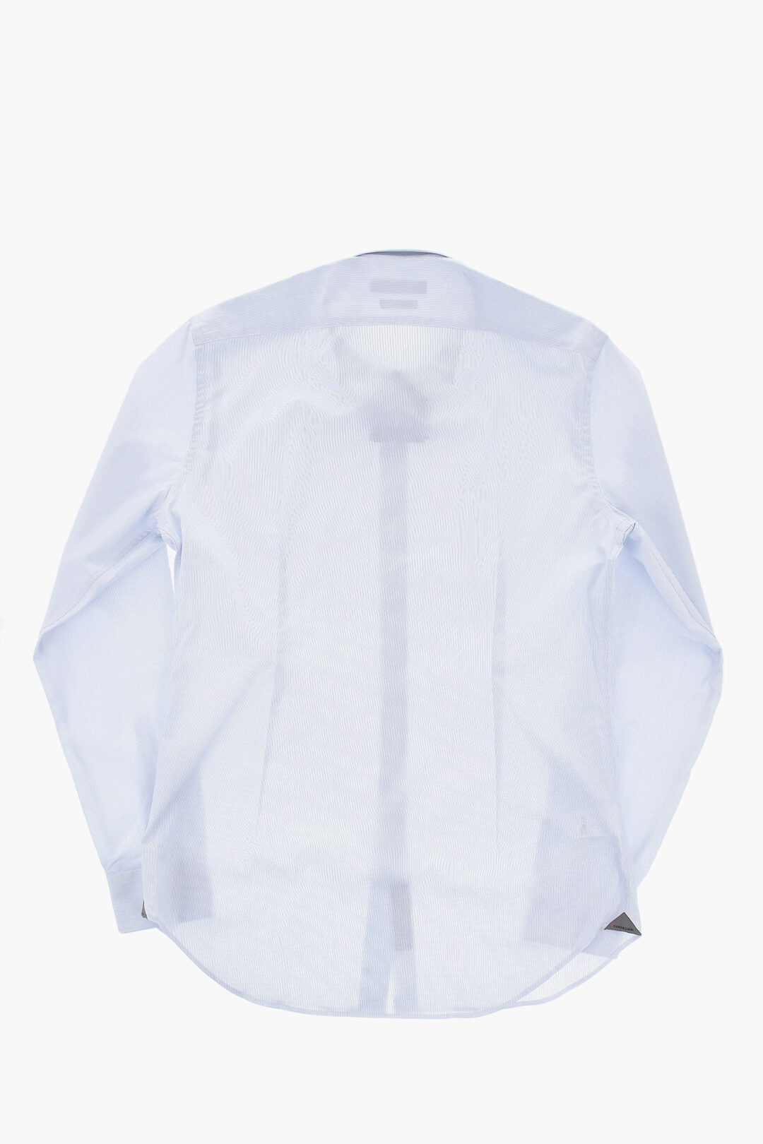 Corneliani 2750~Hairline-Pattern Cotton Wrinkle-Free Shirt