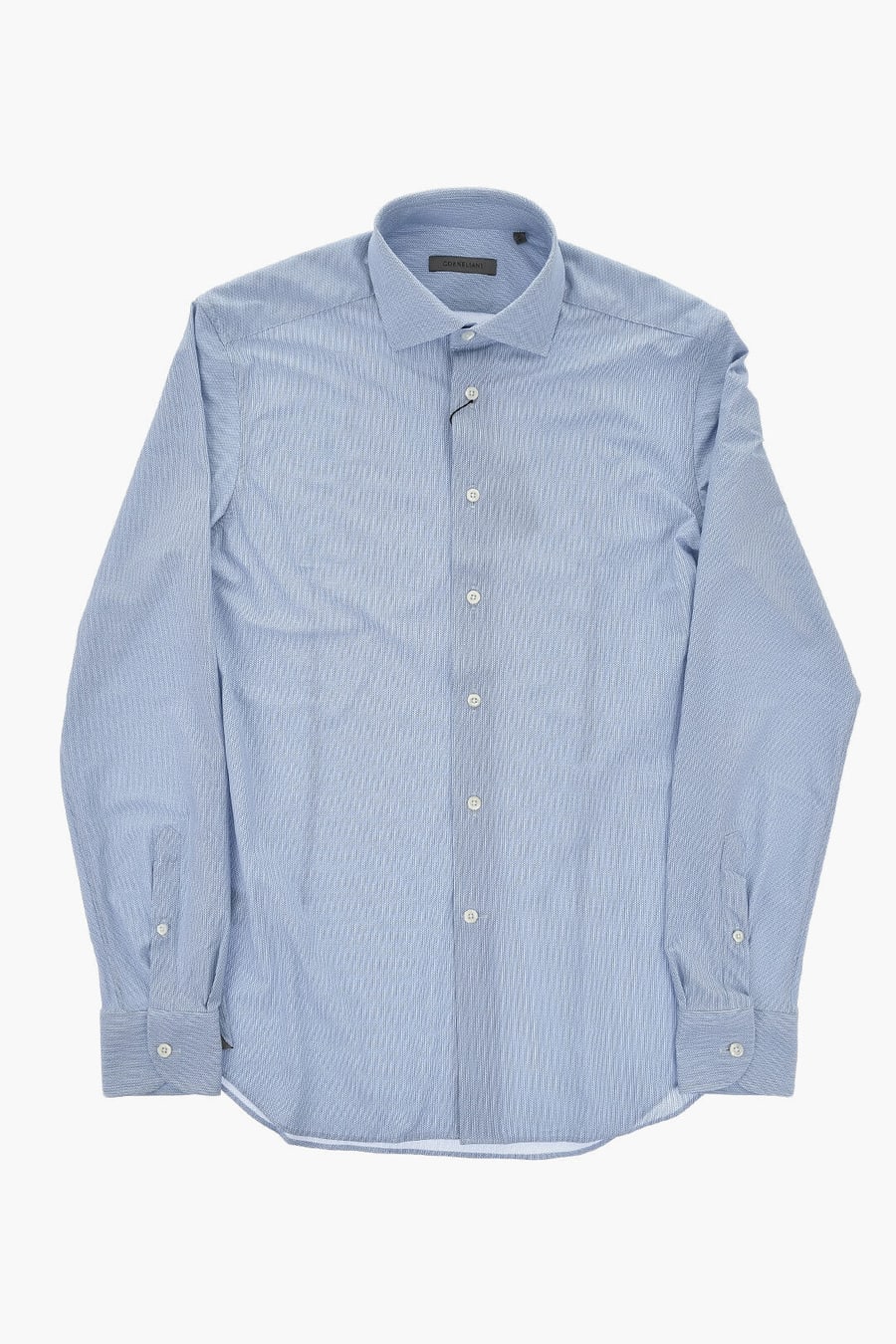 Corneliani 2750~Stretch Fabric Shirt with Micro Pattern