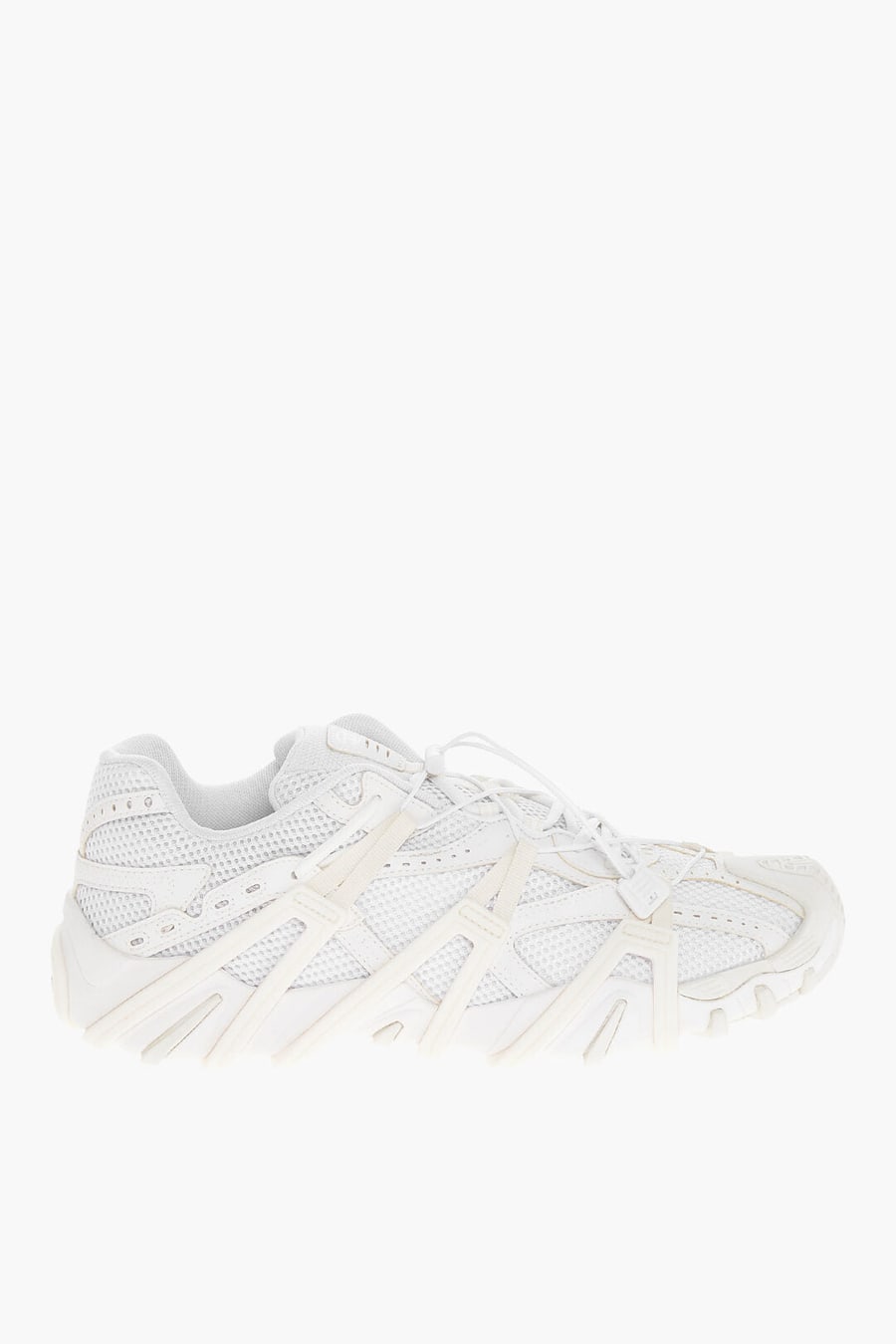Diesel 0138~Low Perforated Fabric Sneakers S-PROTOTYPE with Rubber Details