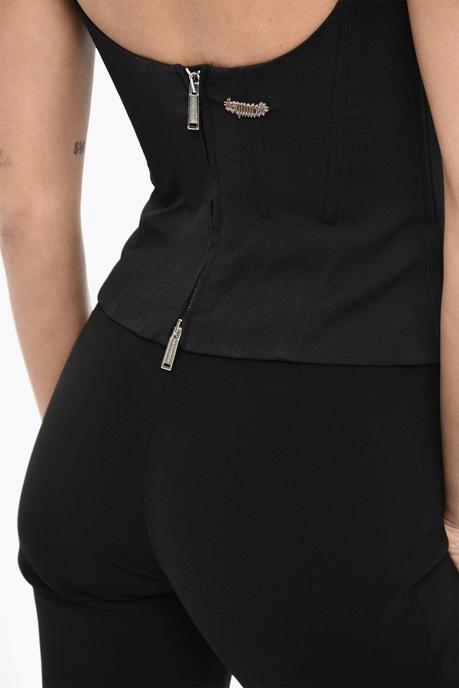 Dsquared2 3500~Bustier Top with Zip, view 4
