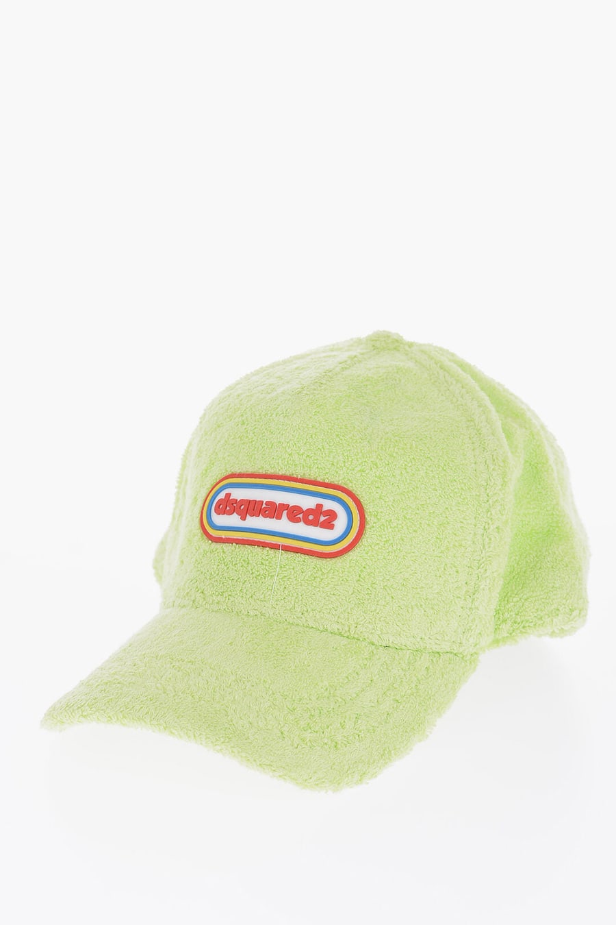 Dsquared2 2850~Terry Baseball Cap in Solid Color with Patch Logo