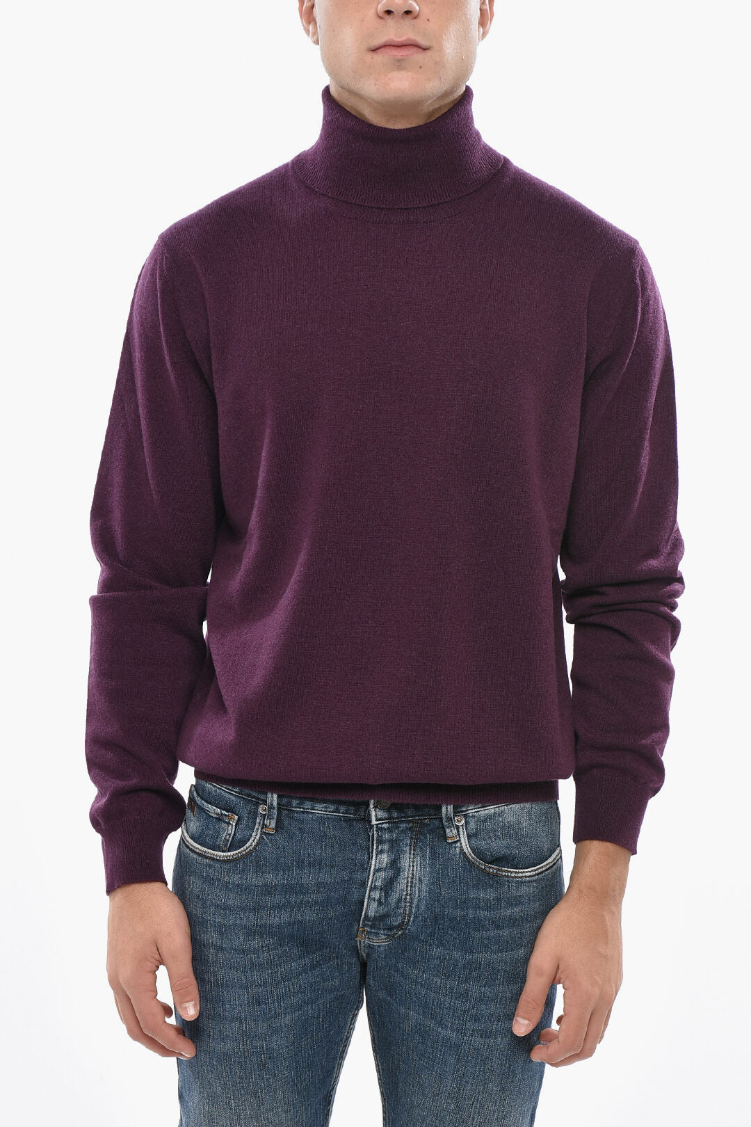 Malo 2550~Pure Cashmere Turtleneck Sweater
