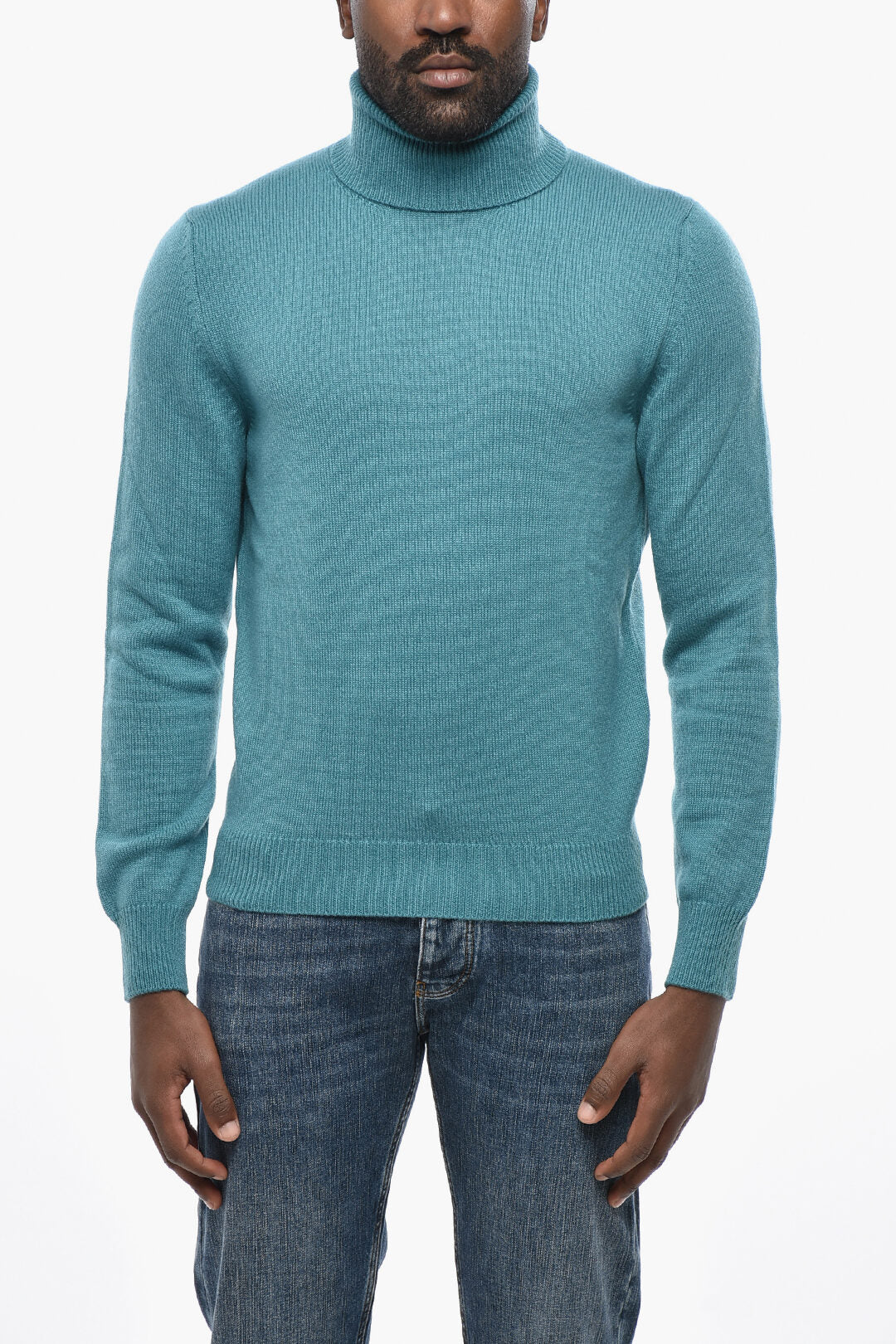 Malo 2750~Pure Cashmere Turtleneck Sweater