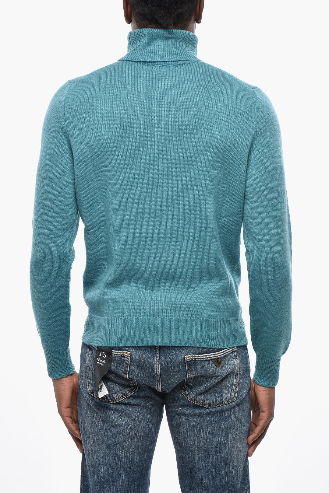 Malo 2750~Pure Cashmere Turtleneck Sweater, view 2