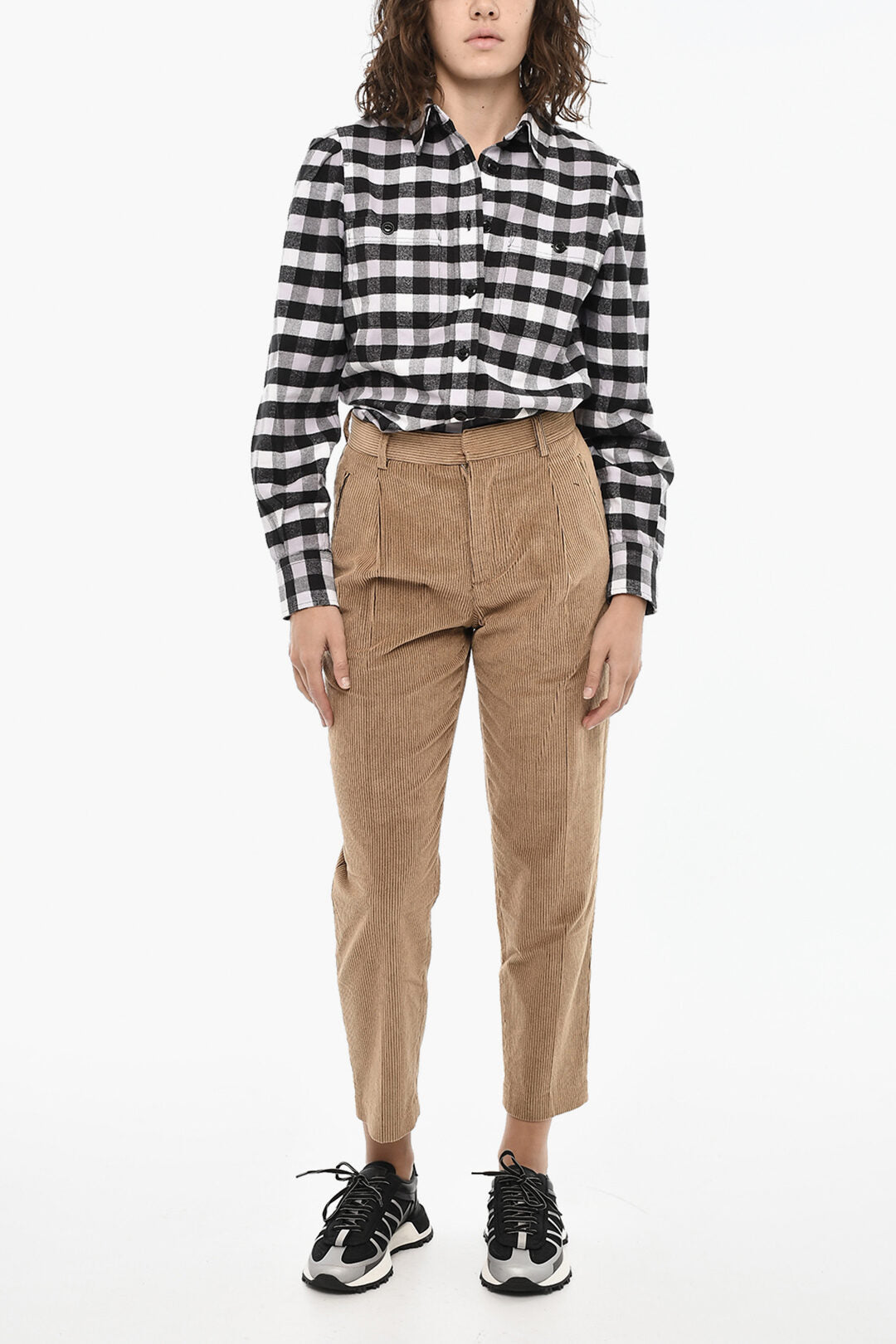 Woolrich 2405~Corduroy Double-Pleat Trousers