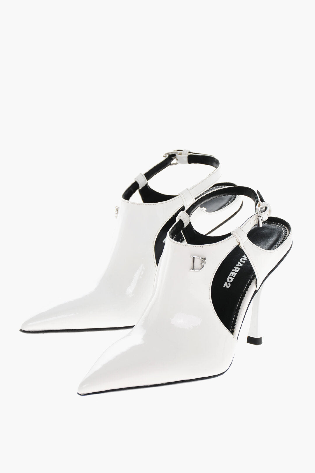 Dsquared2 2405~Patent Slingback Pumps MARY JANE 10cm