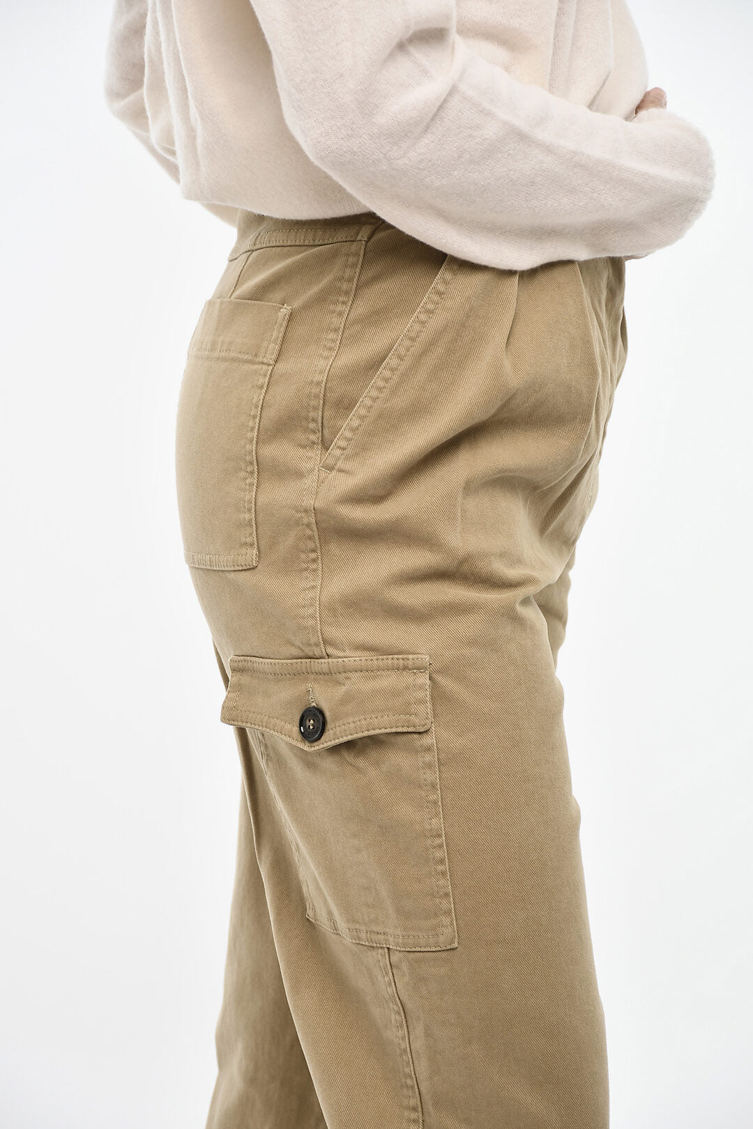 Woolrich 2500~Double-Pleat Cotton Twill Trousers, view 2