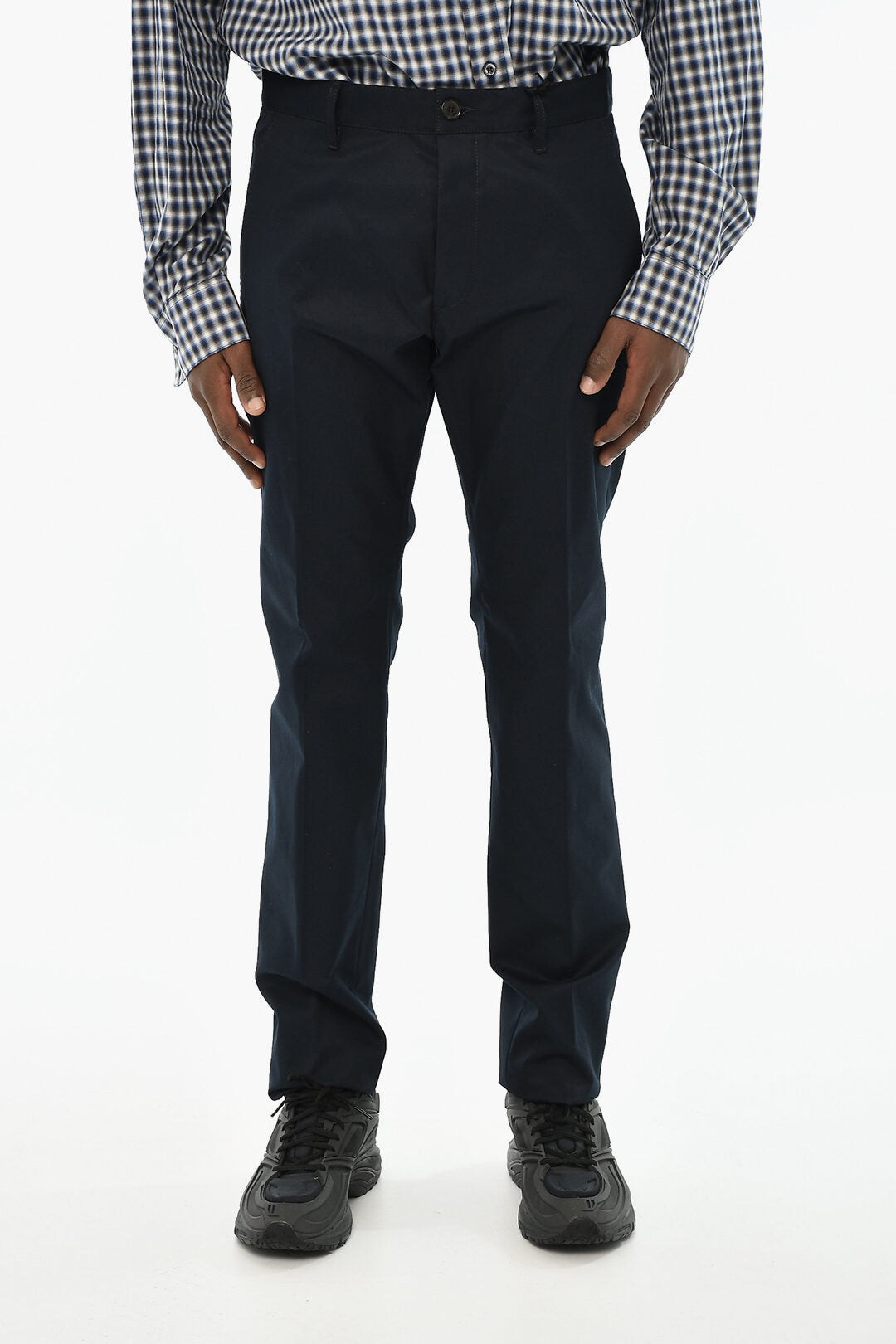 Dsquared2 2405~Cotton Chino Trousers with Belt Loops