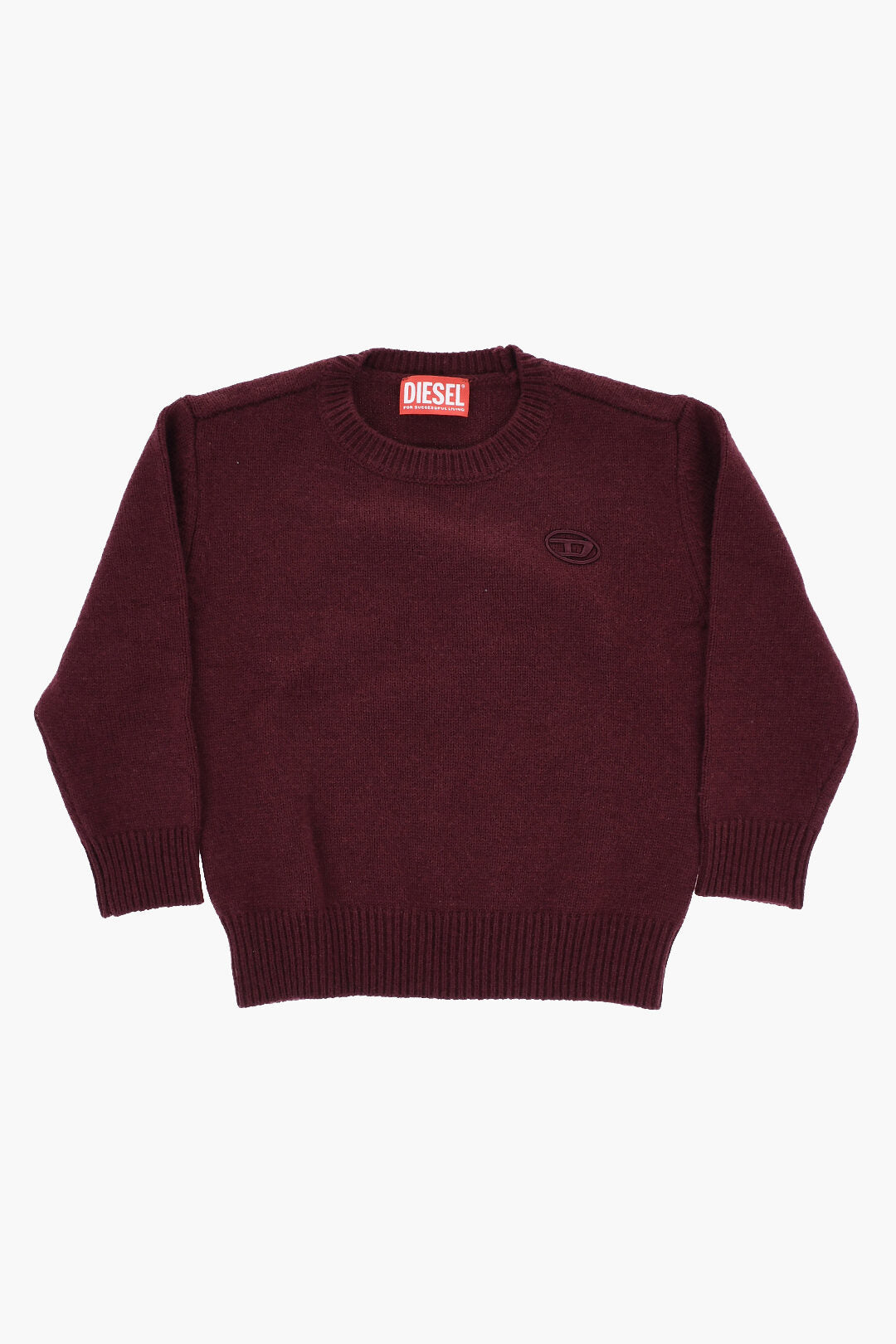 Diesel Kids 2900~Wool-Blend Crewneck Sweater KOLBY with Monogram