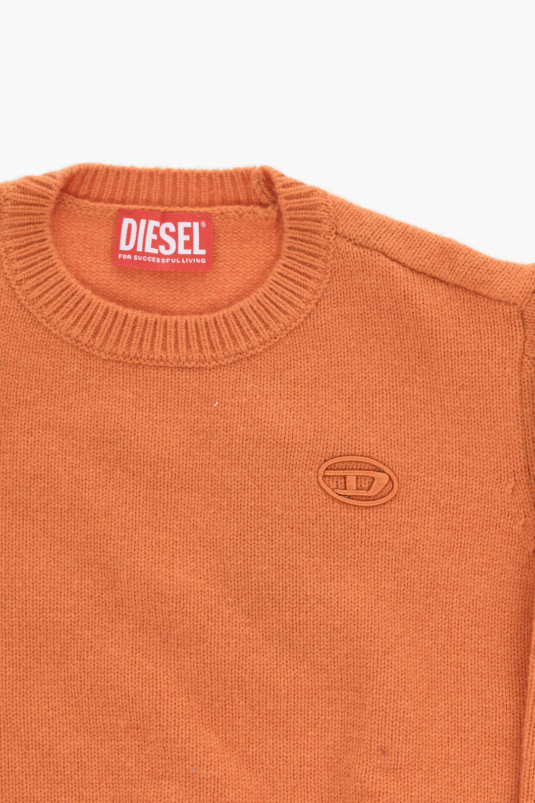 Diesel Kids 2950~Wool-Blend Crewneck Sweater KOLBY with Monogram, view 2