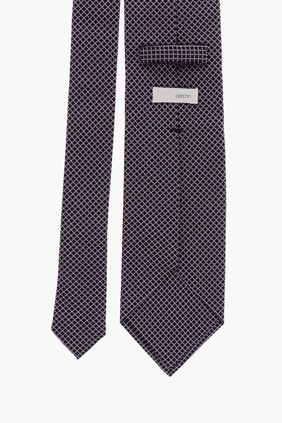 Destin 2550~Silk Tie with Geometric Pattern, view 3