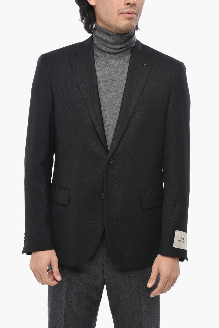 Corneliani 3500~CC COLLECTION Virgin Wool Jacket with Two Vents and Classic Lapel