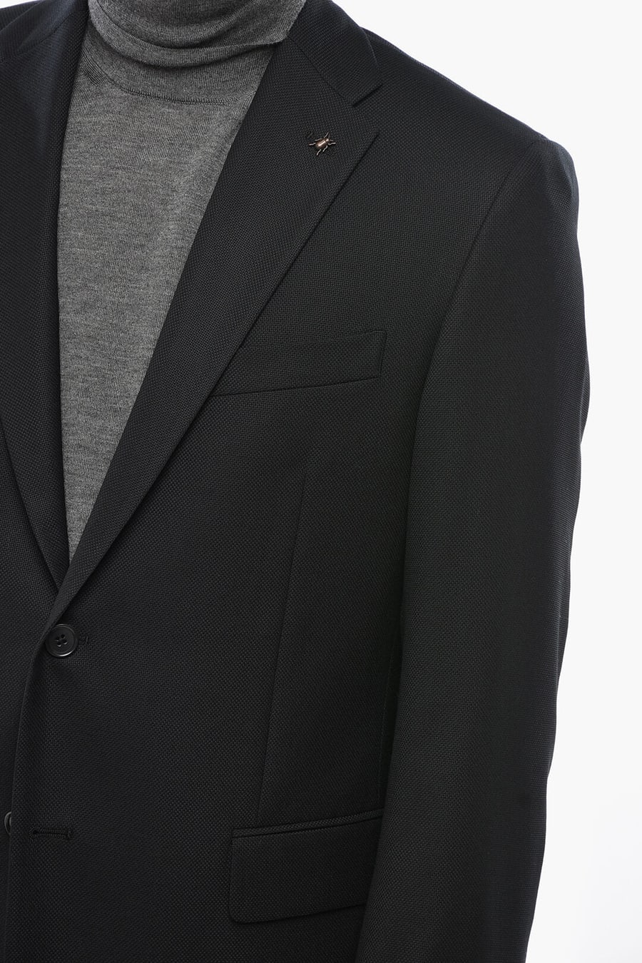 Corneliani 3500~CC COLLECTION Virgin Wool Jacket with Two Vents and Classic Lapel, view 3