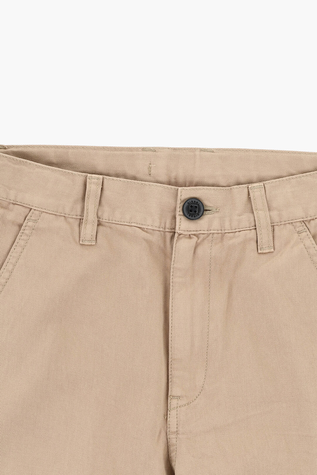 Diesel Kids 2500~Lightweight Cotton Chino Pants PBAS with Oval-D Logo Embroidery, view 2