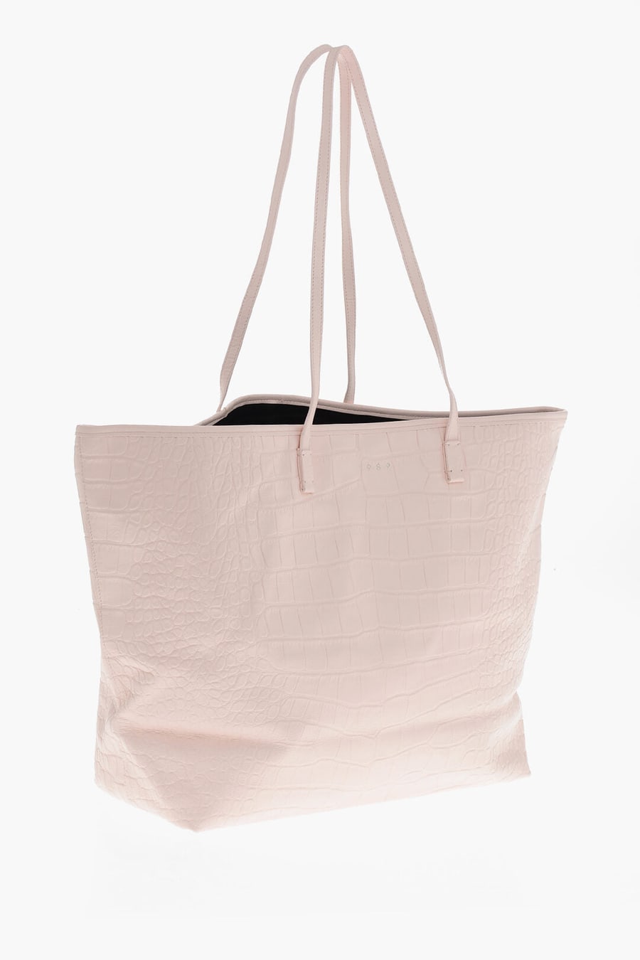 1989 Studio 3050~Crocodile-Effect Leather Tote Bag, view 2