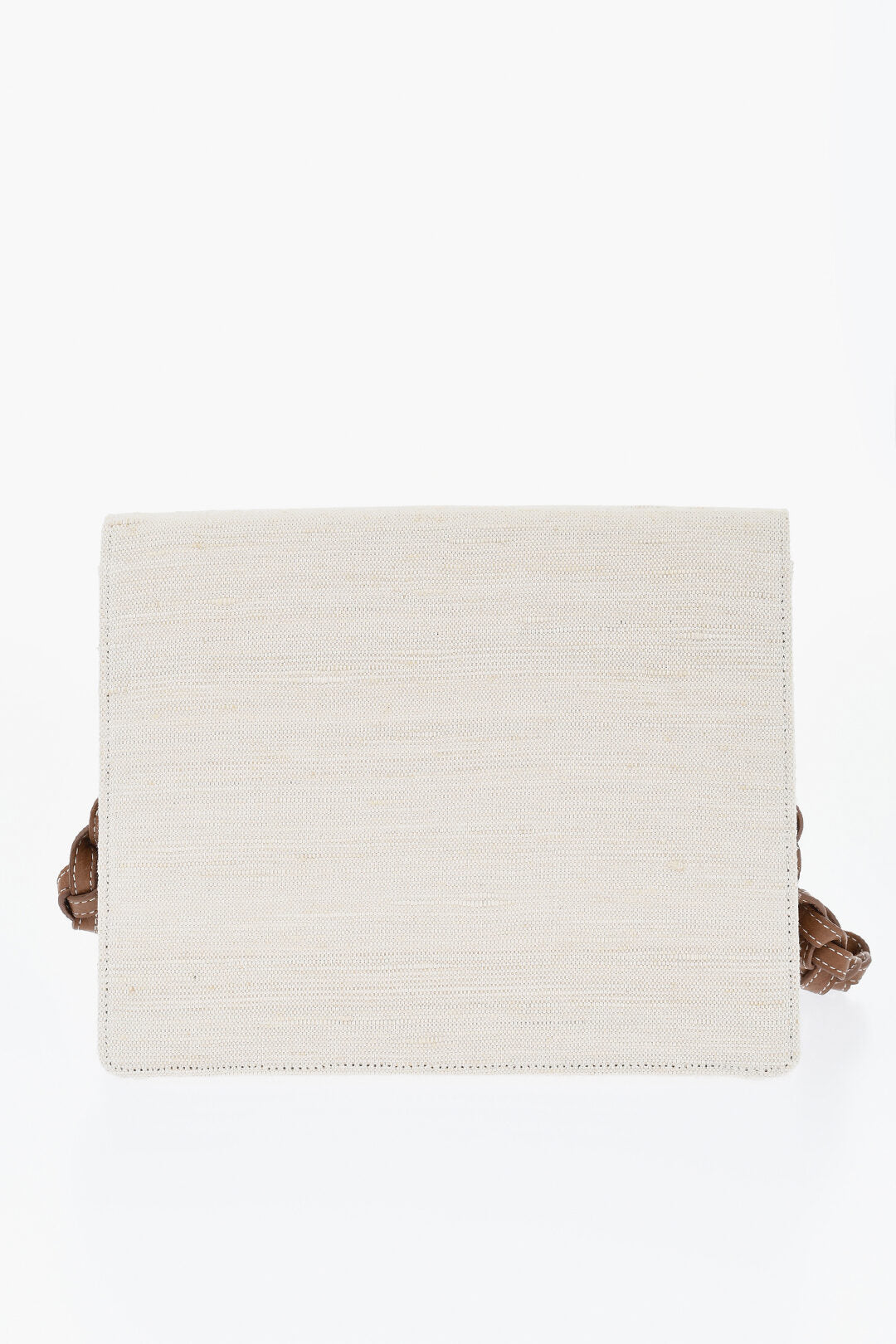 Amato Daniele 2500~Canvas Crossbody Bag TRECCIA with Leather Strap, view 2