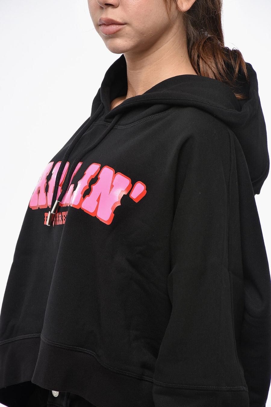 Dsquared2 3500~Solid Hoodie ONION with Contrast Print