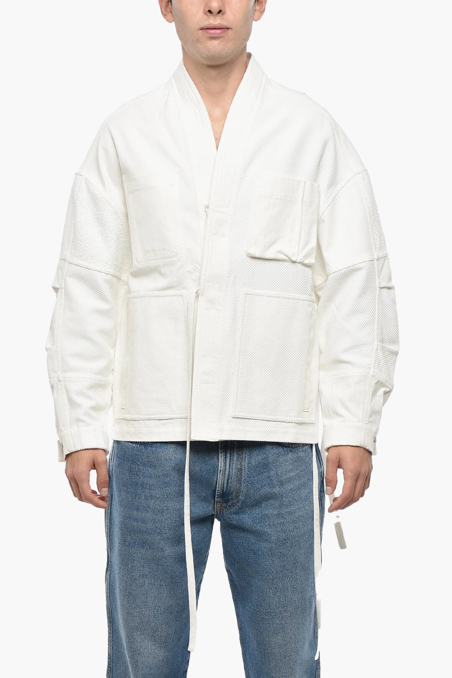 Mordecai 2405~Lightweight Cotton Kimono Field Jacket with Pocket