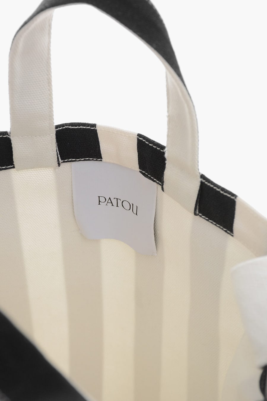 Patou 2550~Canvas Tote Bag with Awning Stripes, view 5