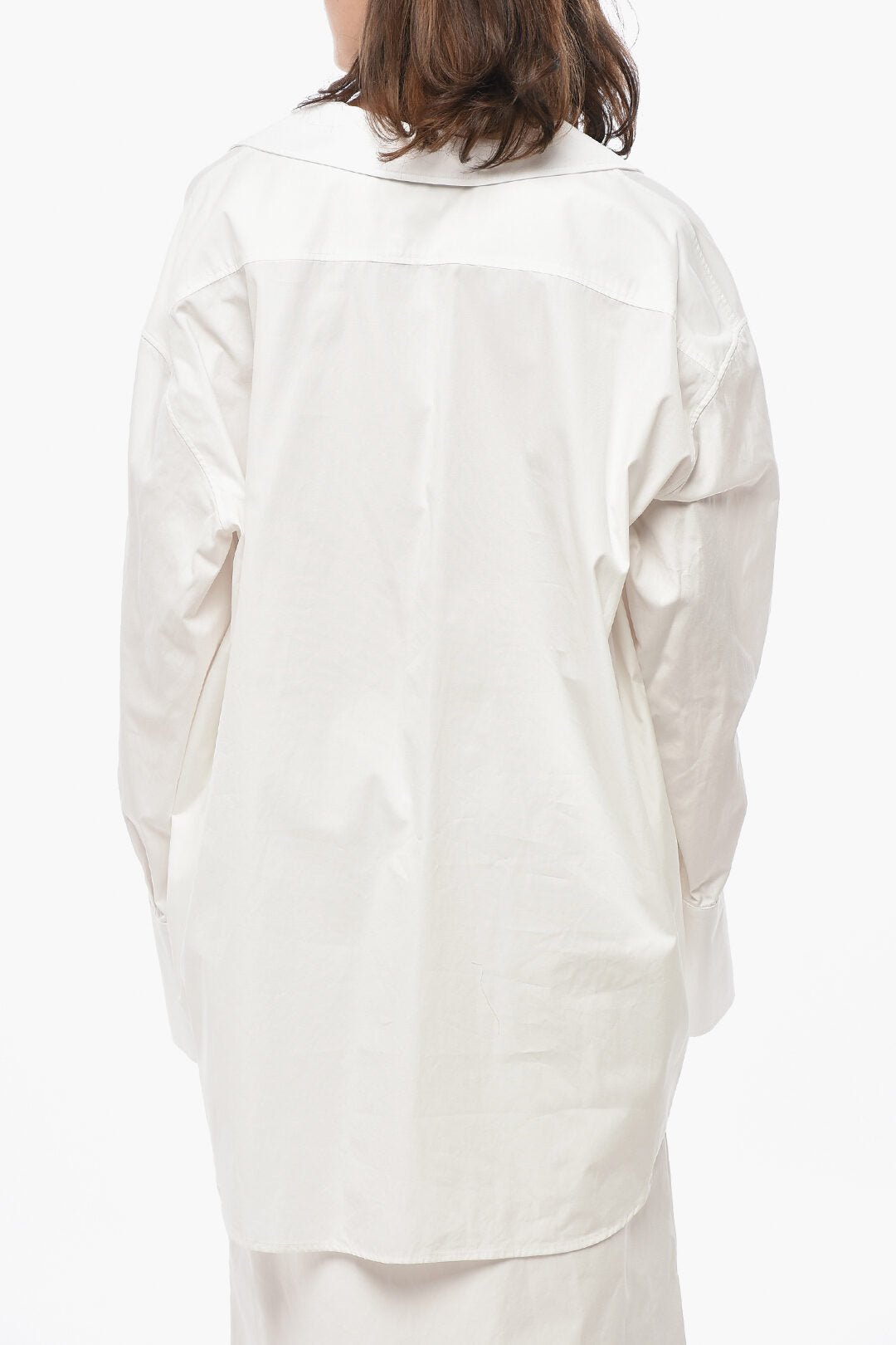1989 Studio 0105~Oversized Poplin Shirt with Pocket, view 2