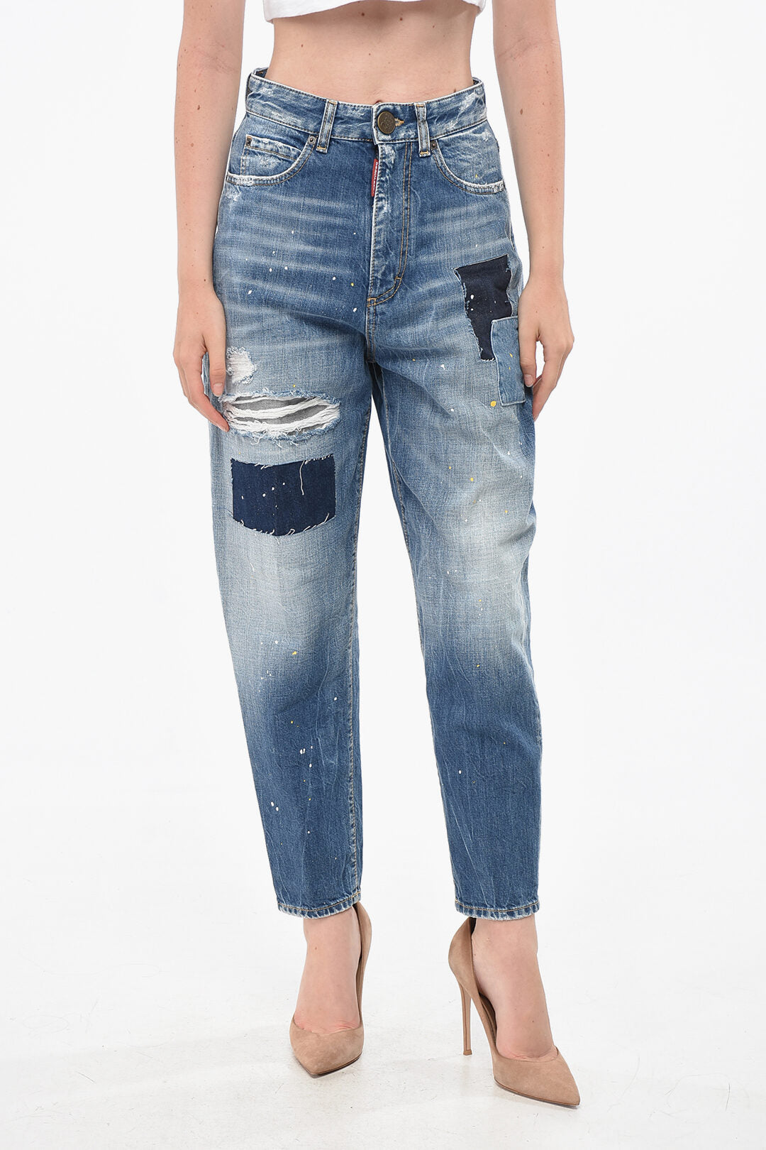 Dsquared2 2405~Regular Fit Jeans SASOON Vintage Effect 15cm