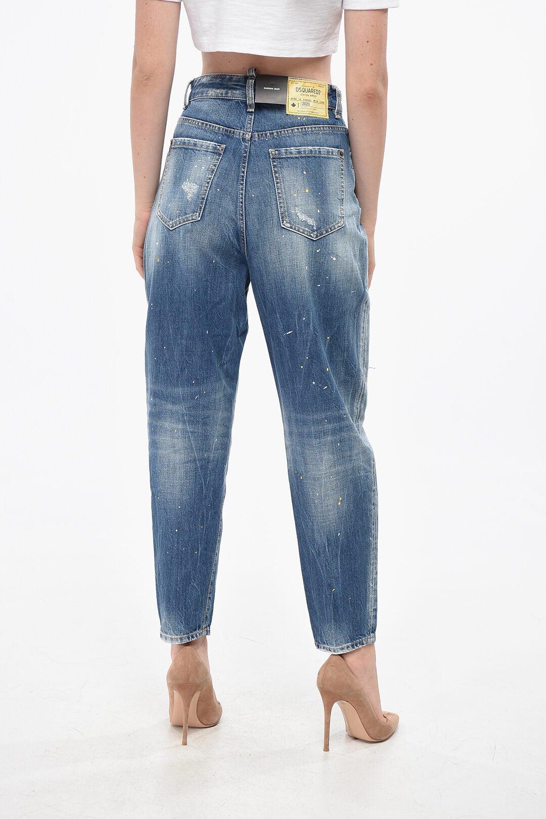 Dsquared2 2405~Regular Fit Jeans SASOON Vintage Effect 15cm, view 2