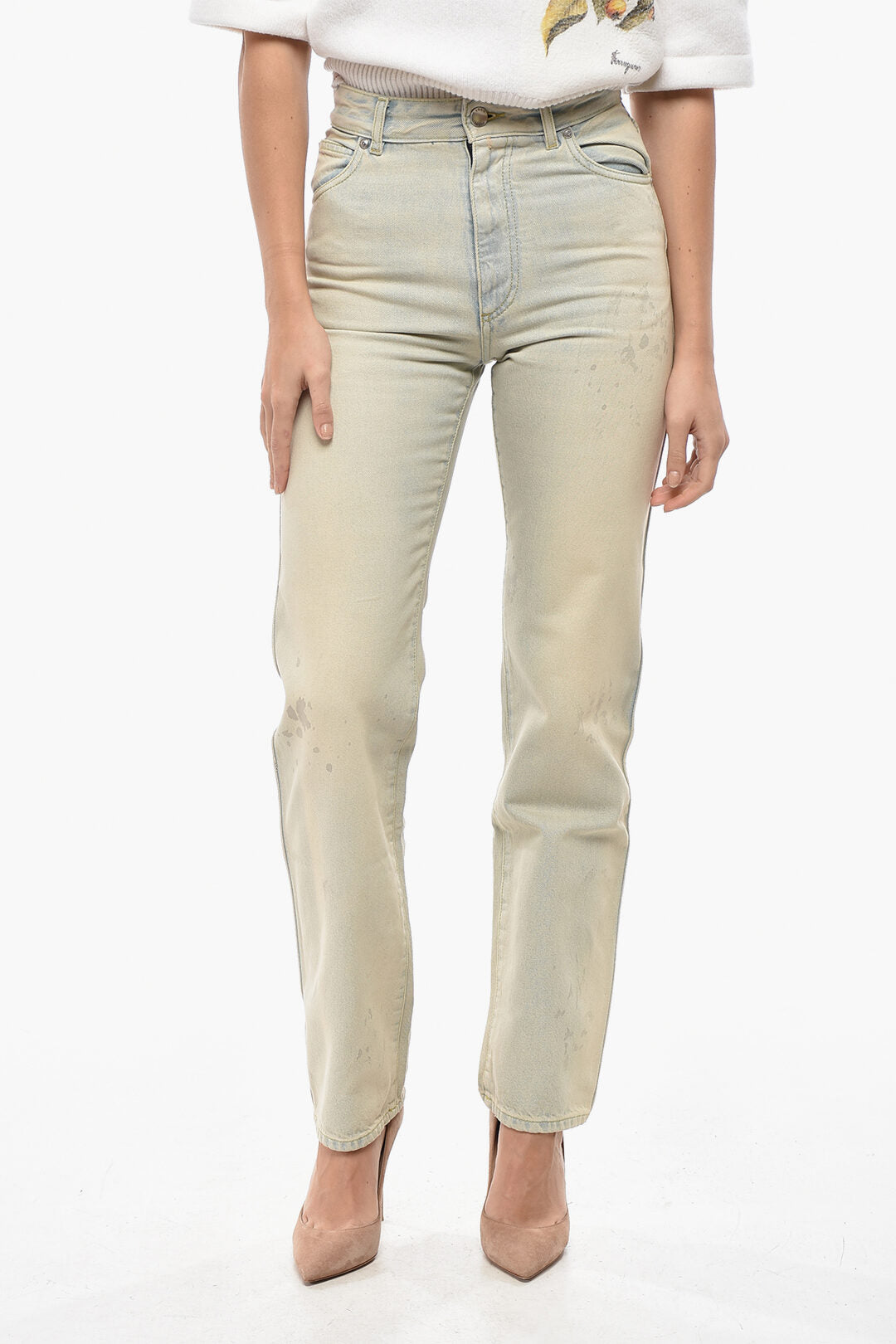 1989 Studio 0140~Boyfriend-Fit Vintage Effect Jeans 19cm