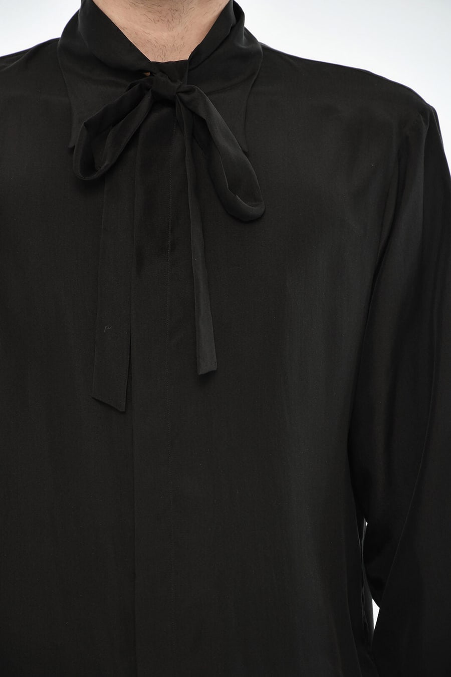 Dsquared2 3500~Silk Shirt With Bow Collar, view 3