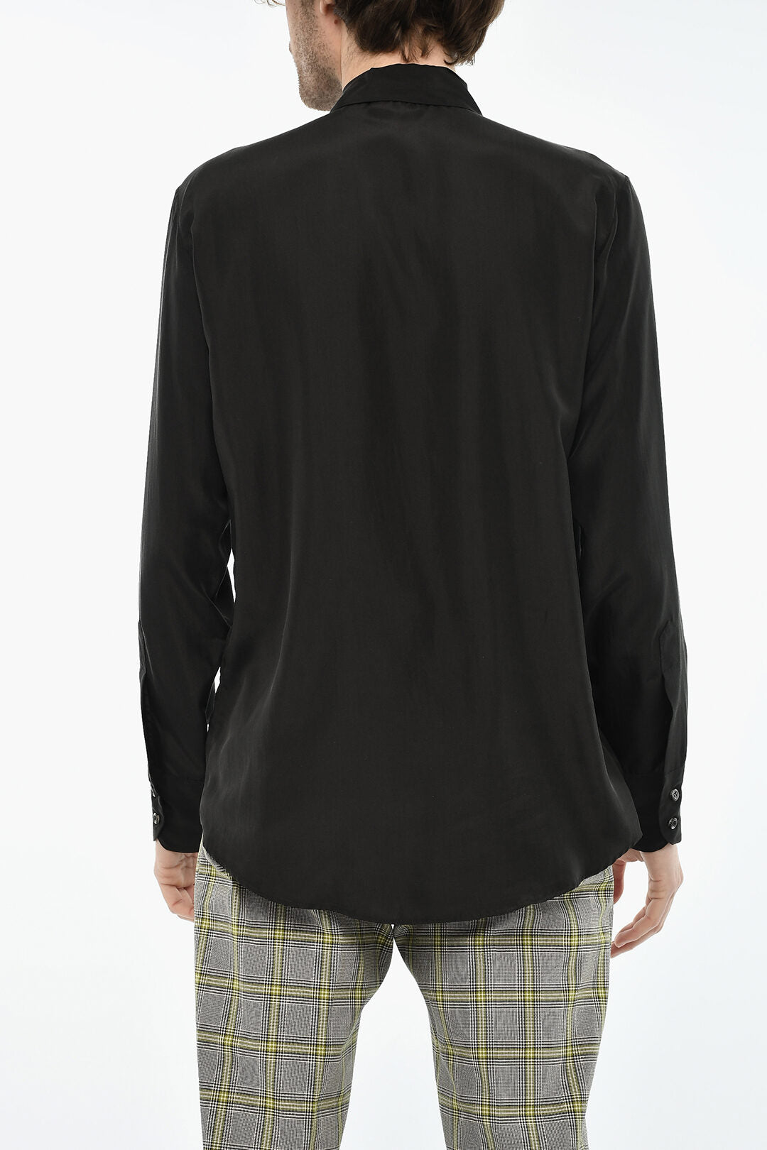 Dsquared2 3500~Silk Shirt With Bow Collar, view 2