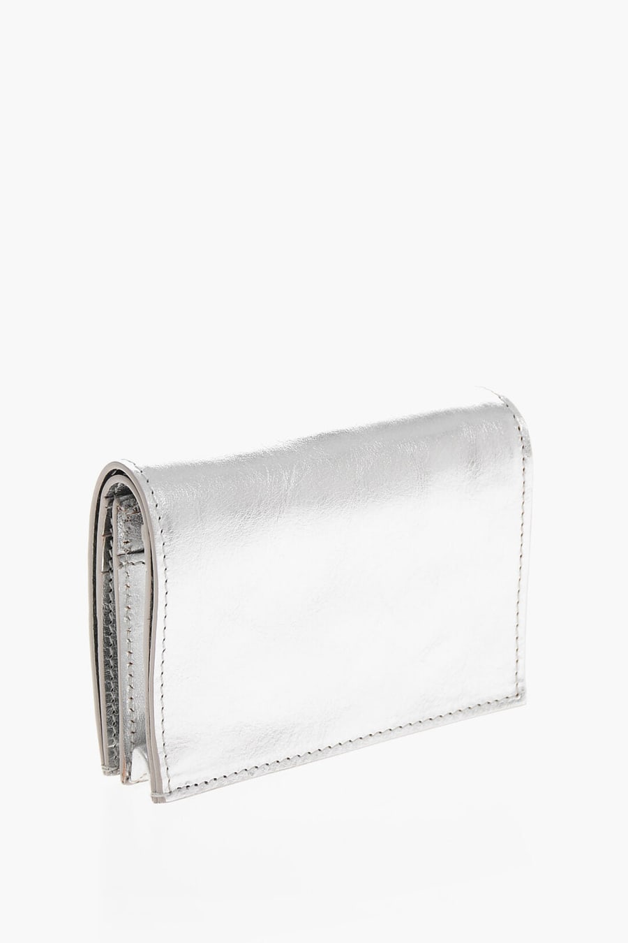 Il Bisonte 3050~Metallic-effect Leather Wallet, view 2