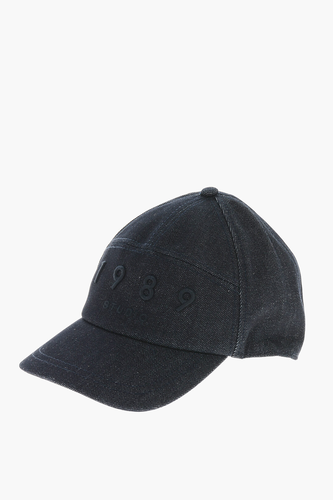 1989 Studio 2550~Denim Baseball Cap with Embossed Logo