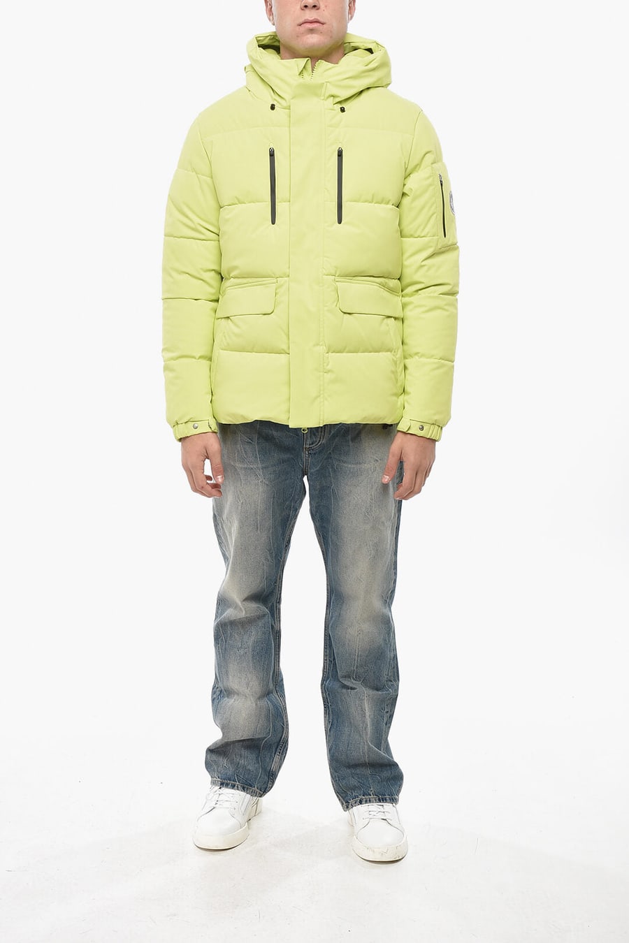 Save the Duck 2850~Padded Jacket with Sleeve Pocket, view 4