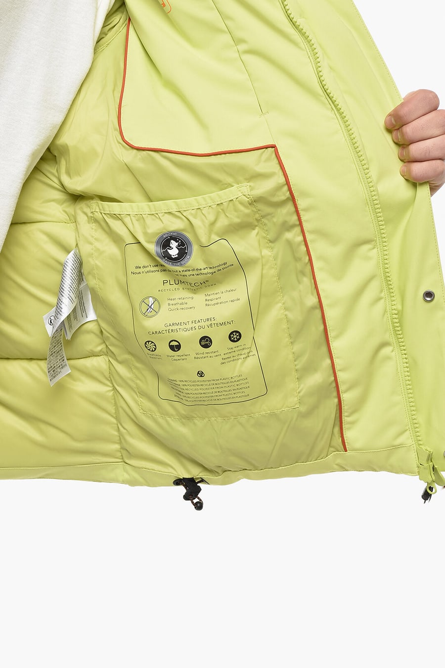 Save the Duck 2850~Padded Jacket with Sleeve Pocket, view 5