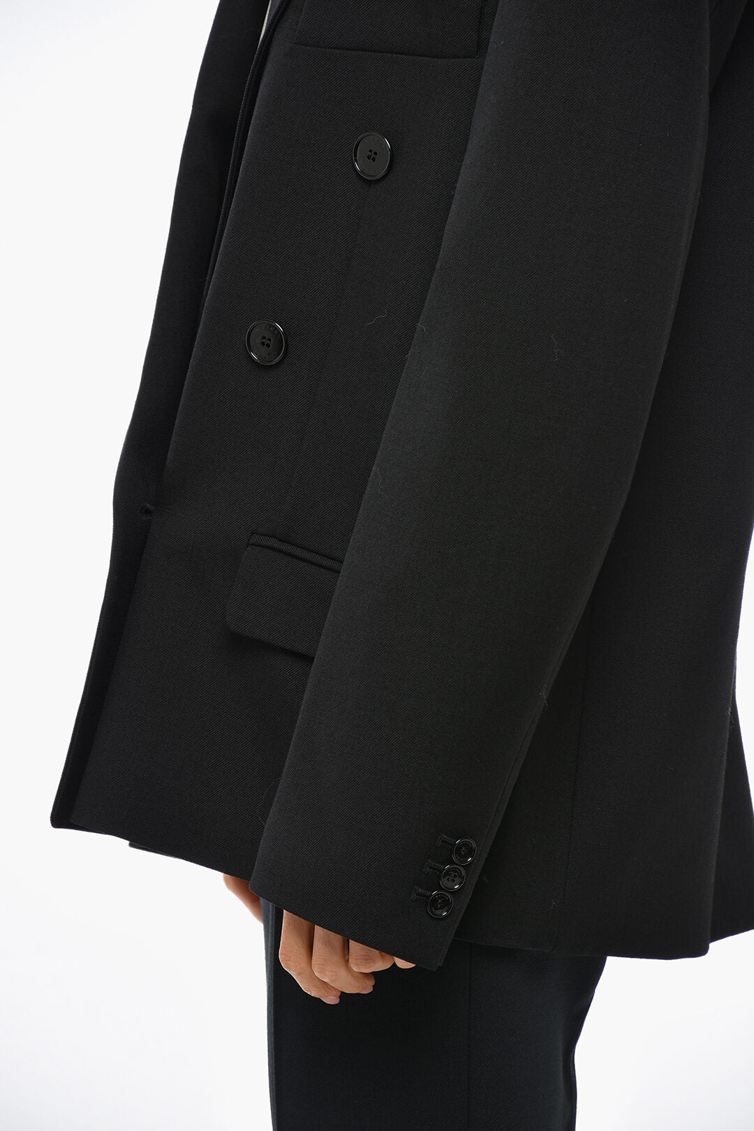 Isabel Marant 3500~Wool Twill Double-Breasted Blazer KLERO