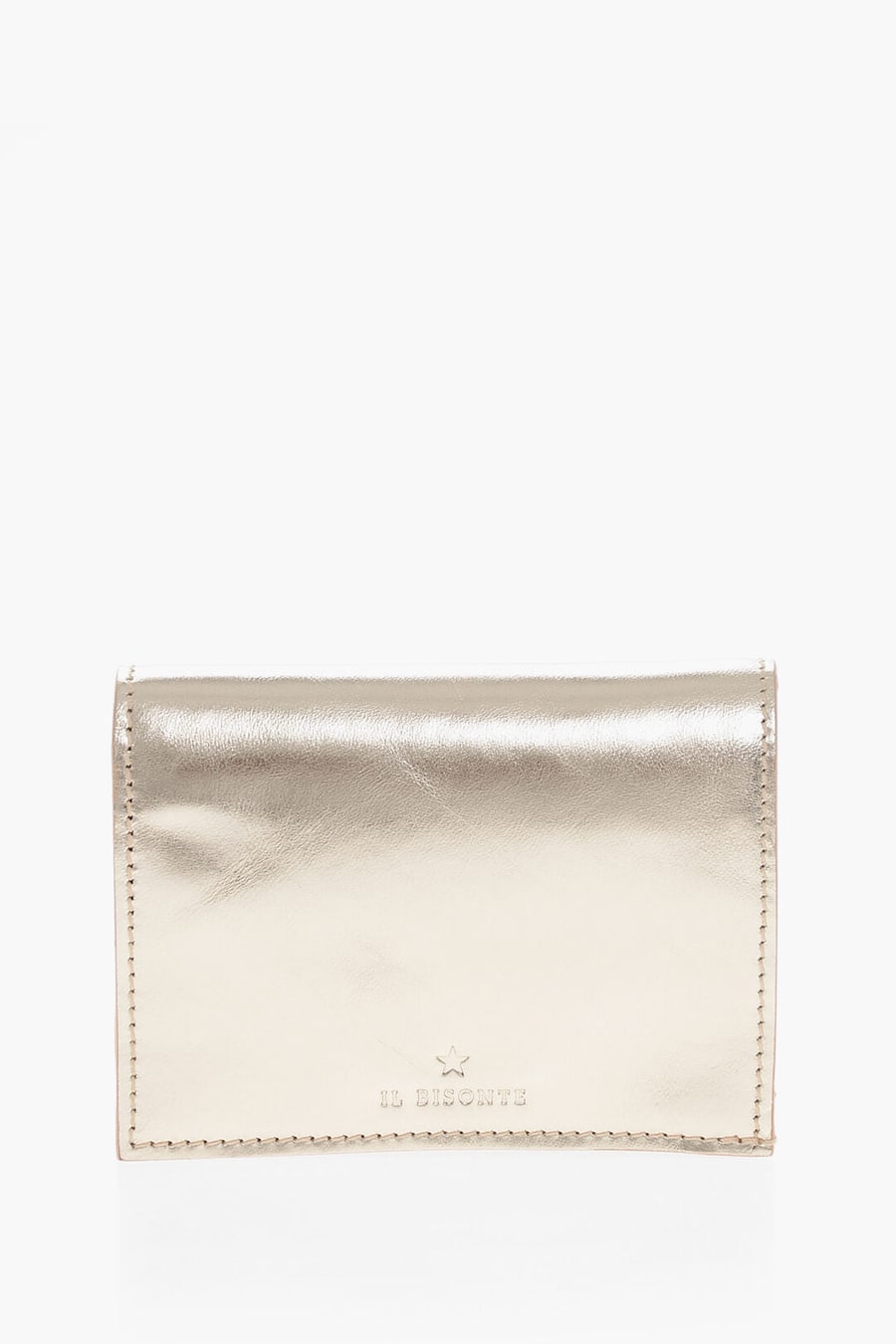 Il Bisonte 3300~Gold-Effect Leather Wallet