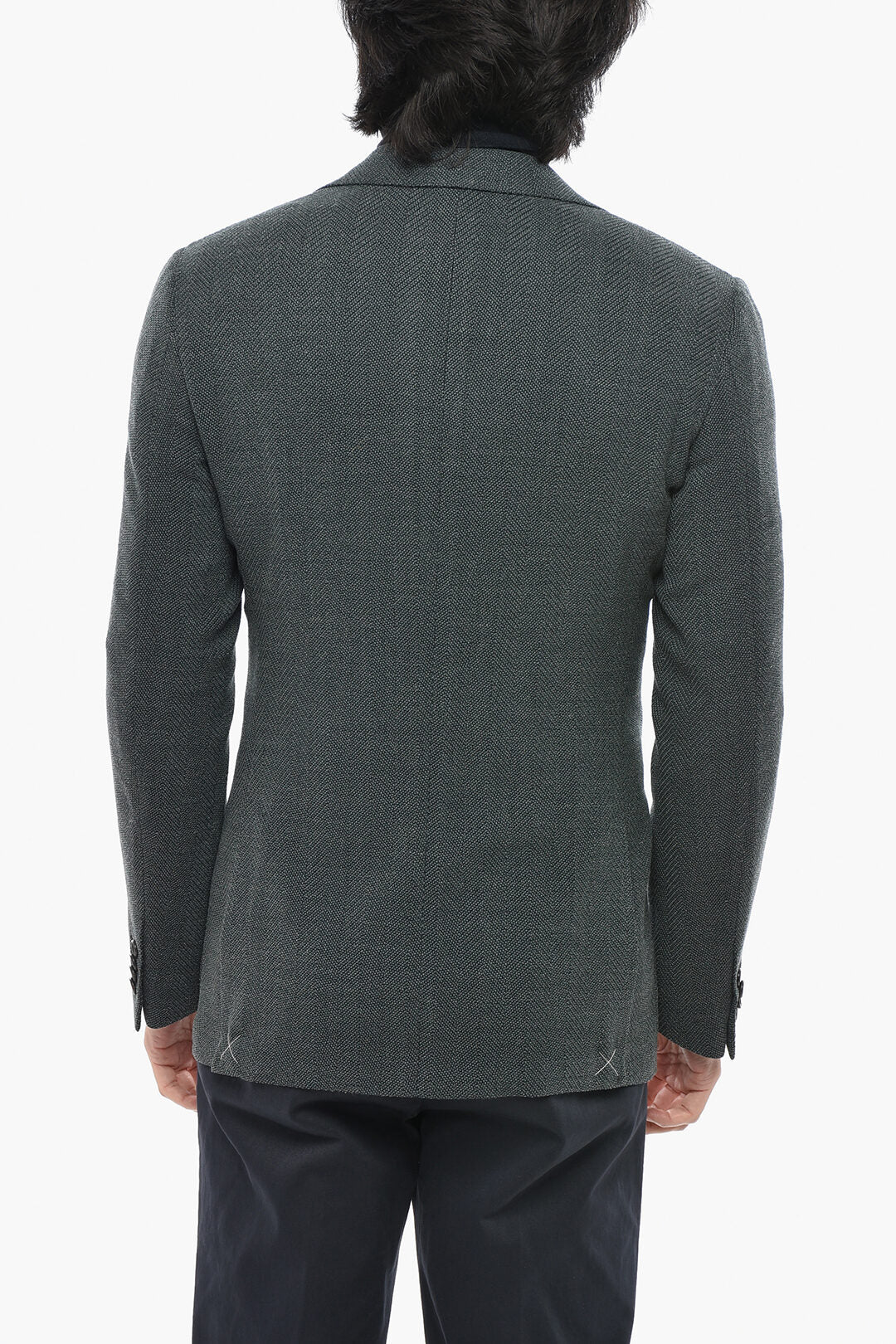 Corneliani 2850~CC COLLECTION Virgin Wool Jacket with Two Vents and Classic Lapel, view 2