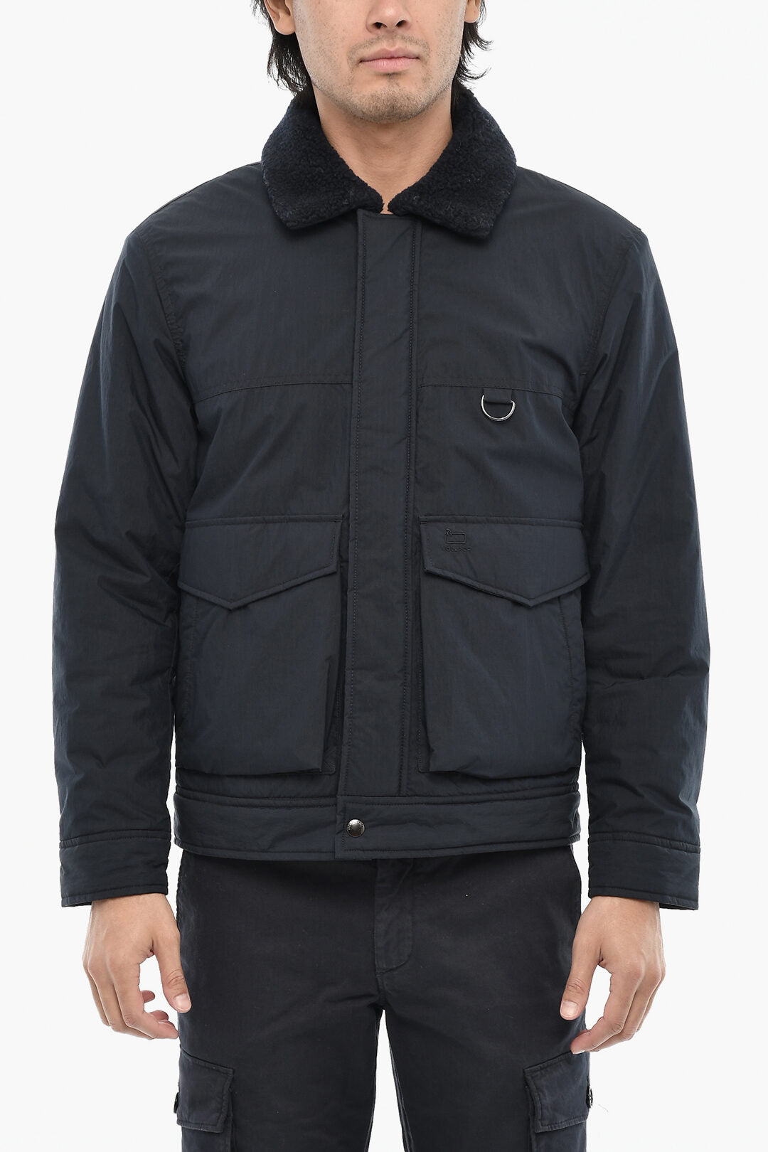 Woolrich 2405~Padded Jacket with Eco Fur Collar