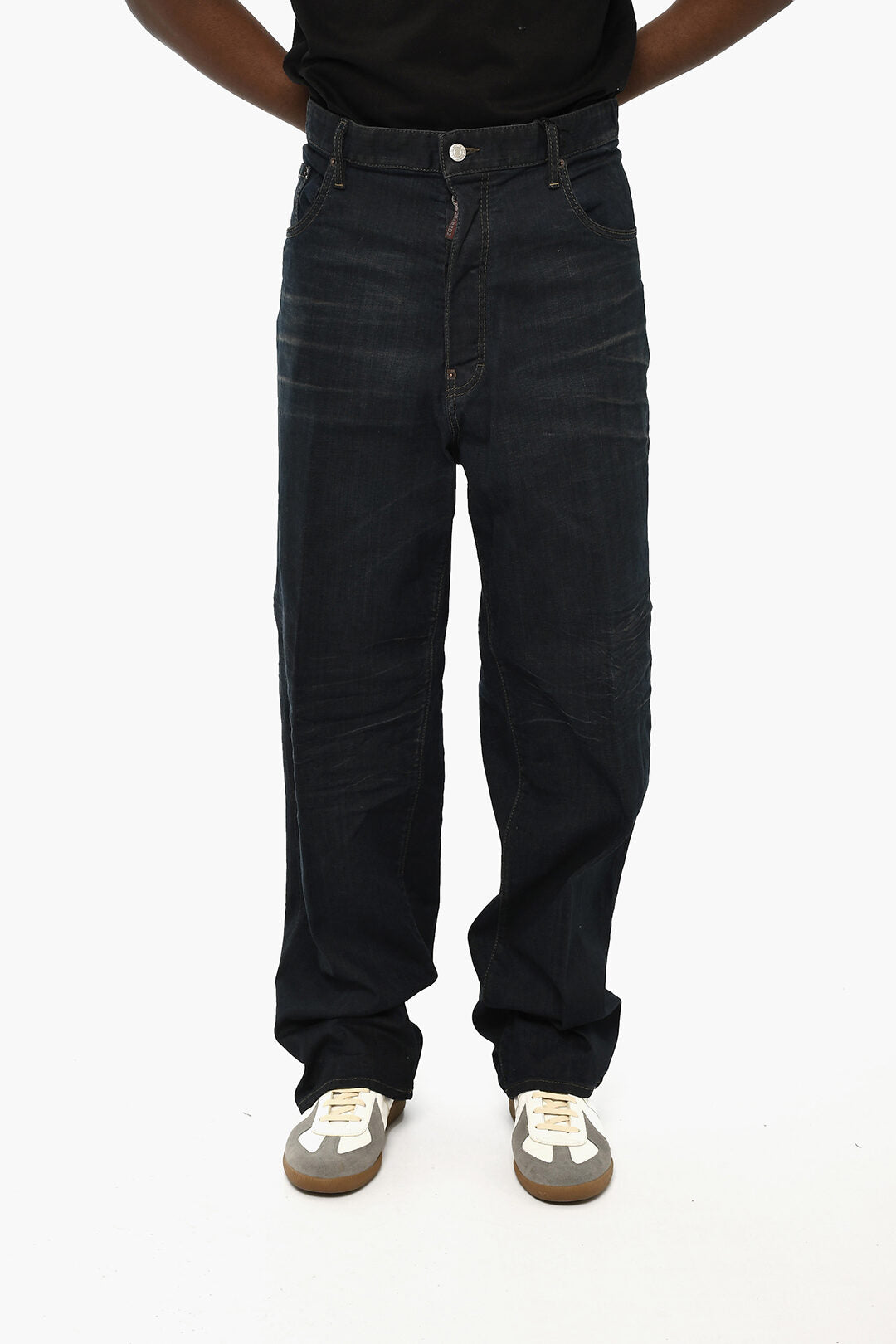 Dsquared2 2405~ICON Jeans Regular Fit EROS with Visible Seams 25cm